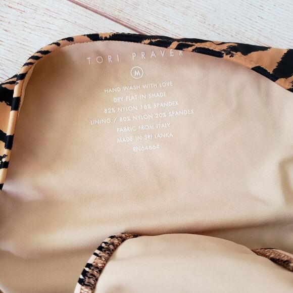 Tori Praver Tiger Print Marlow Classic Bikini Bottoms - Picture 8 of 8